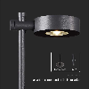 VT-11107 Lampada led da Giardino con picchetto lampioncino viale segnapassi 6W colore nero h102cm luce 4000k IP65 sku 6839