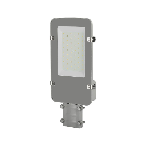 PRO VT-50ST Armatura stradale lampada led 50W colore grigio chip samsung bianco naturale 4000K slim IP65 - sku 215271-Leggi tutto