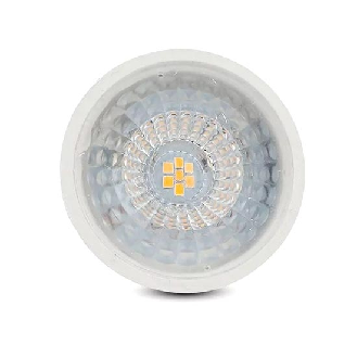 PRO VT-247D Lampadina spot led faretto chip samsung SMD 6W dimmerabile GU10 bianco naturale 4000K - SKU 21199-Leggi tutto