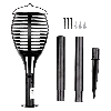 VT-719 Lanterna da giardino 0,45W con pannello solare e sensore integrato effetto fiamma a forma torcia luce 2200k - sku 8558