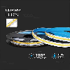 VT-512 Striscia led 1000lm/mt 24V COB strip 5Mt 12W/mt bianco freddo 6000K CRI>90 IP20 - SKU 2651