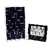 VT-100W Faro led 100W autoalimentato nero con pannello solare e telecomando 4000K IP65  sku 8576
