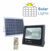 VT-100W Faro led 100W autoalimentato nero con pannello solare e telecomando 4000K IP65  sku 8576