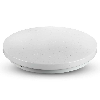 VT-8424 Plafoniera led 24W rotonda colore bianco effetto cielo stellato cambia colore CCT 3in1 switch interno IP20 - sku 217606
