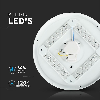 VT-8412 Plafoniera led 12W rotonda bianca effetto cielo stellato cambia colore 3in1 switch IP20 - sku 217602