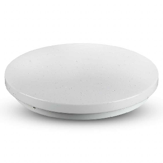 VT-8436 Plafoniera led 36W rotonda bianca effetto cielo stellato cambia colore CCT 3in1 switch interno IP20 - sku 217608-Leggi tutto