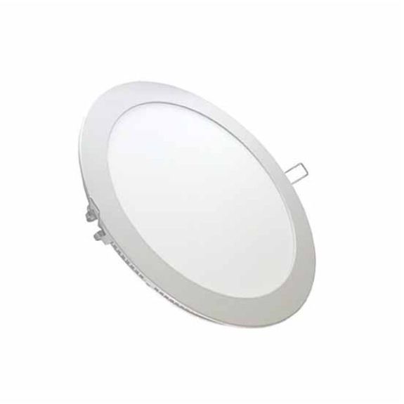 Panneau à LED construit à rond 24W 110 ° 2000lm + mod de pilote Mod. VT -2407RD - SKU 4872 - Hot White 3000K-Beschreibung lesen