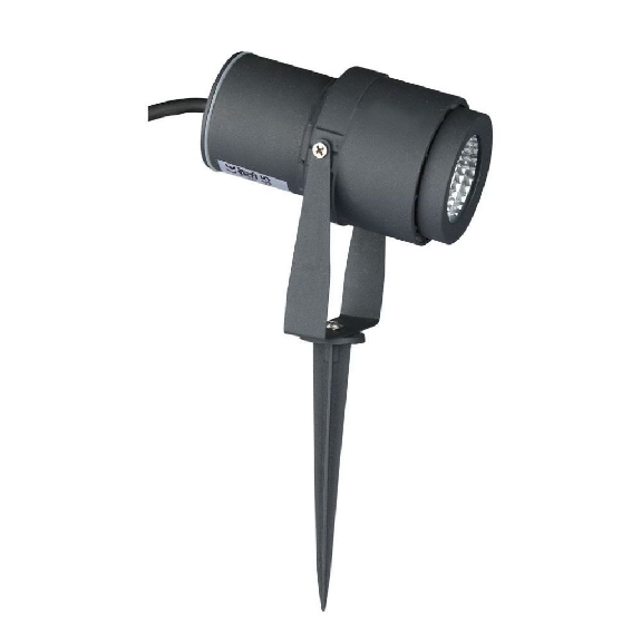 VT -857 LED Spotlight Garden Picher Cob 12W Cornessable Gris Couleur IP65 Natural White Light 4000K - SKU 217551-Leer más