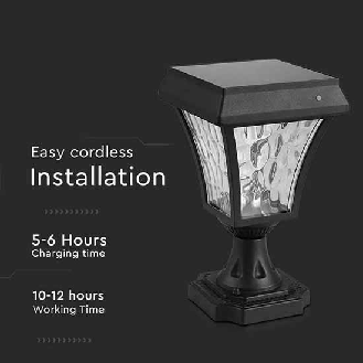 VT-983 Lampada solare lanterna LED da giardino 2W 110LM color change 3IN1 fissaggio a terra autoalimentato con pannello solare IP65 - SKU 2890-Leggi tutto