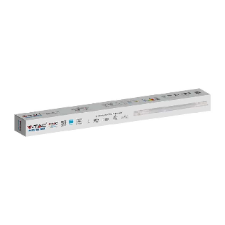 PRO VT-065 plafoniera lineare led raccordabile 7W tubo T5 60CM chip Samsung con switch on/off luce 3000k sku 21692-Leggi tutto