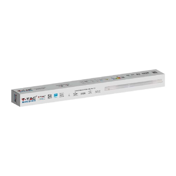 PRO VT-065 plafoniera lineare led raccordabile 7W tubo T5 60CM chip Samsung con switch on/off luce 3000k sku 21692-Leggi tutto