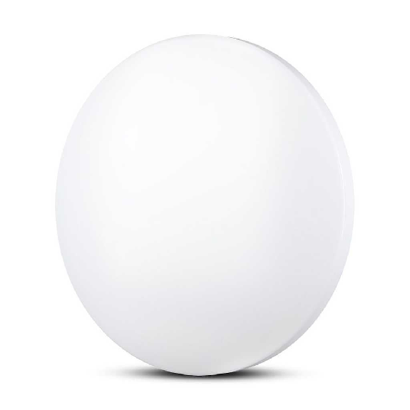 VT-8424 Plafoniera led 24W circolare bianca interruttore cambia colore 3in1 CCT rotonda cover opaca satinata IP20 - sku 217607-Leggi tutto