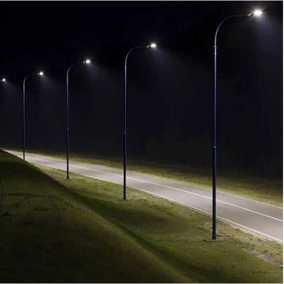 PRO VT-54ST Armatura lampada stradale led 50W alta luminosità 135LM/W chip samsung bianco naturale 4000K slim IP65 - sku 21958-Leggi tutto