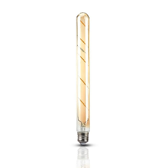 VT-2005 Lampadina Tubolare LED filamento Vintage Ambrato cilindrica 5W Е27 T30 2200K sku 217142-Leggi tutto