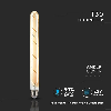 VT-2005 Lampadina Tubolare LED filamento Vintage Ambrato cilindrica 5W Е27 T30 2200K sku 217142