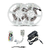 VT-5050-300 Kit striscia led RGB SMD5050 10M (2x5mt) 4,8W/M 12V IP20 + controller + alimentatore - sku 2630