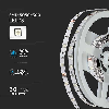 VT-5050-300 Kit striscia led RGB SMD5050 10M (2x5mt) 4,8W/M 12V IP20 + controller + alimentatore - sku 2630