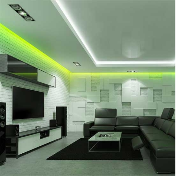 VT-5050-300 Kit striscia led RGB SMD5050 10M (2x5mt) 4,8W/M 12V IP20 + controller + alimentatore - sku 2630-Leggi tutto