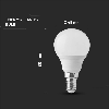 VT-1880N Lampadina LED SMD 4,5W E14 Mini globo P45 Bianco naturale 4000K - SKU 2142511