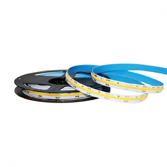 VT-421 STRISCIA LED 24V COB 5M 10W / M 1000LM / M BIANCO NATURE 4000K CRI> 80 IP20 - SKU 2668-Lire la description
