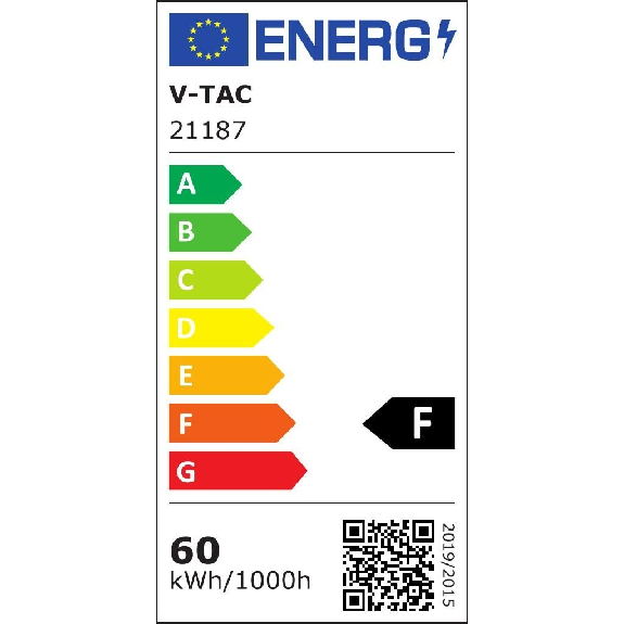 PRO VT-260 Lampadina led chip samsung 60W E40 olive lamp bianco naturale 4000K - SKU 21187-Leggi tutto
