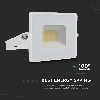 VT-4021 Faro led smd 20W bianco naturale 4000K E-Series ultra slim corpo bianco1620lm IP65 - sku 215950