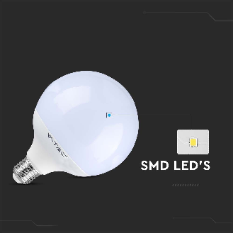 PRO VT-242 Lampadina led globo chip samsung SMD 22W E27 G120 bianco naturale 4000K - SKU 2120022-Leggi tutto