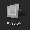 VT-40101 Faro led smd 100W proiettore corpo nero - luce bianco freddo 6500K E-Series ultra slim IP65 - sku 215966