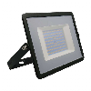 VT-40101 Faro led smd 100W proiettore corpo nero - luce bianco freddo 6500K E-Series ultra slim IP65 - sku 215966