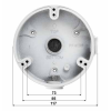 Scatola Supporto a soffitto per telera Dome CCTV box  PFA136