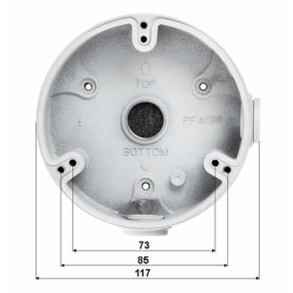 Scatola Supporto a soffitto per telera Dome CCTV box  PFA136-Leggi tutto