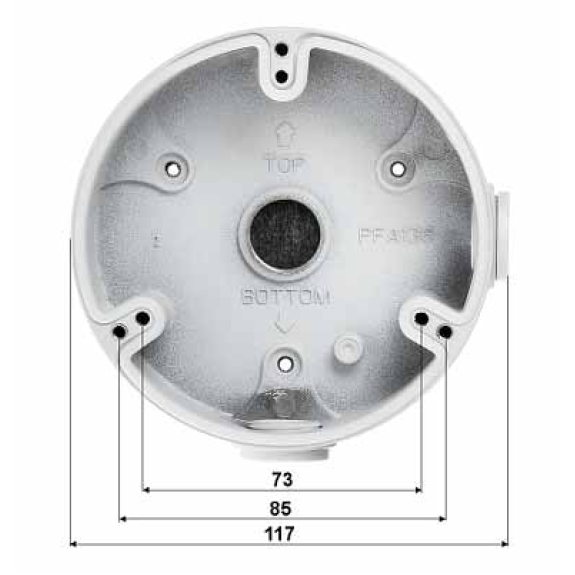 Scatola Supporto a soffitto per telera Dome CCTV box  PFA136-Leggi tutto