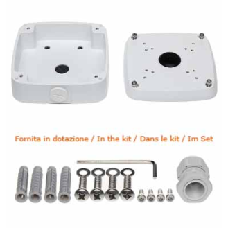Scatola Supporto a muro per telera bullet CCTV box  PFA121-Leggi tutto