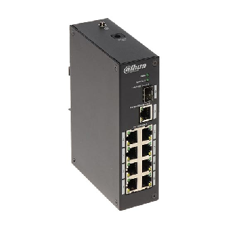 PFS3110-8T switch di rete industriale 8 Porte + 1 Porta SFP + 1 Porta Uplink Base-T 1000Mbps non gestionale L2 Guida DIN-Leggi tutto