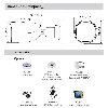HAC-HFW1500C-S2 telera bullet hdcvi ibrida 4in1 2K uhd 5Mpx 2.8MM osd plastica IP67