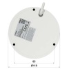 Telecamera dome IP antivandalo 5MPX con WDR e Starlight Telecamera dome IP antivandalo 5MPX con WDR e Starlight