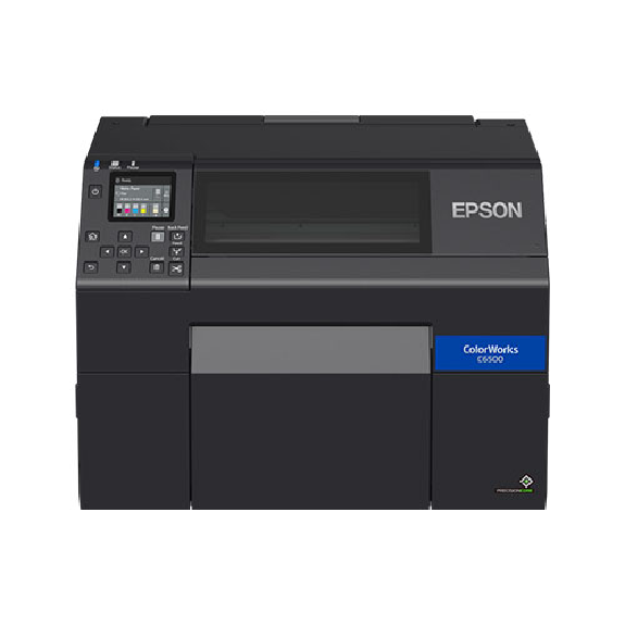 Imprimante d'étiquettes ColorWorks C6500 - Encre Glossy avec coupe auto Imprimante d'étiquettes ColorWorks C6500 - Encre Glossy avec coupe auto-Lire la description