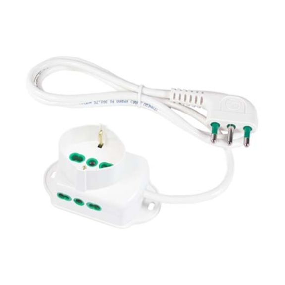 Multipresa TRIAX 3G1 standard italiano S17 1P40+2P17/11 BI cavo 1,5m 42105 Multipresa TRIAX 3G1 standard italiano S17 1P40+2P17/11 BI cavo 1,5m 42105-Leggi tutto