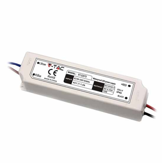 VT-22101 Alimentatore slim led 100W 24V 4.2A waterproof IP67 in plastica cavi a saldare  - SKU 3101-Leggi tutto