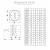 Adattatore triplo spina italiana 2P+T 16A 2 prese bipasso italiane 2P+T 16A 1 presa bipasso italo/tedesca 2P+T 16A  82240