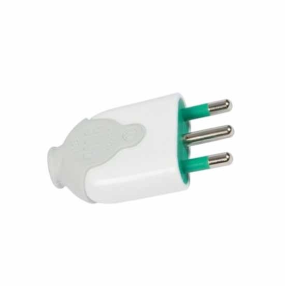 Spina S17 smontabile italiana 2P+T 16A mod. BICO' corpo bianco  80020-Leggi tutto