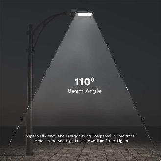 VT-100ST armatura stradale led chip samsung lampione luce strada 100W 135lm/W luce bianco naturale 6400k IP65 sku 215301-Leggi tutto