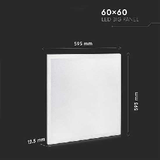 VT-6060-N Kit 6pz pannello led smd 40W 60x60cm da incasso con driver alta luminosità 120LM/W luce bianco freddo 6400K - SKU 2160256-Beschreibung lesen
