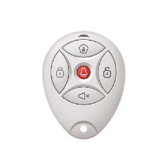 DS-PKFE-5 Telecomando wireless 868MHz bidirezionale 5 pulsanti Rolling code bianco per sistemi AxHub-Leggi tutto