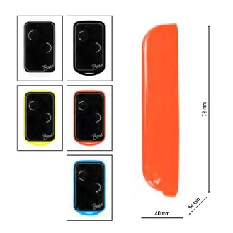Trasmettitore 2 canali codice fisso quarzo 30.900 Mhz autoapprendente automazione cancelli  BOSS-QC2-Y - Giallo-Leggi tutto