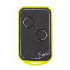 Trasmettitore 2 canali codice fisso quarzo 30.900 Mhz autoapprendente automazione cancelli  BOSS-QC2-Y - Giallo