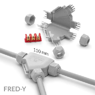 Giunto preriempito in gel IP68/IP69K completo di connettore blister 1pcs  Little Joint Y Fred-Y-Leggi tutto