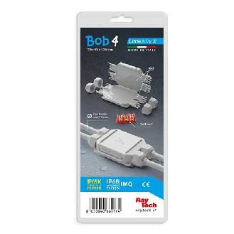 Giunto preriempito in gel IP68/IP69K completo di connettore blister 1pcs  Little Joint X BOB4-Leggi tutto
