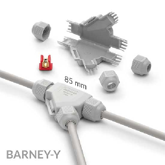 Giunto preriempito in gel IP68/IP69K completo di connettore blister 1pcs  Little Joint Y Barney-Y-Leggi tutto