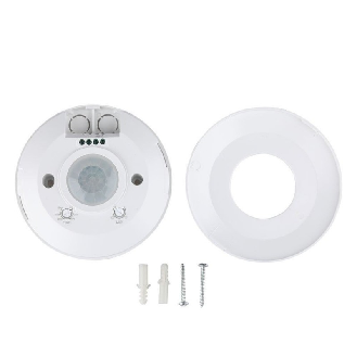 VT-8027 Sensore di movimento PIR infrarosso SLIM IP20 da soffitto 360° colore bianco SKU  5086 --Leggi tutto